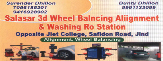 Salasar 3D Wheel Balancing Alignment and Washing Station